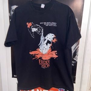 friday the 13th shirt jason freddy halloween mens size Large